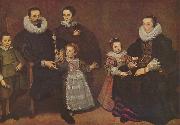 Cornelis de Vos Familienportrat oil
